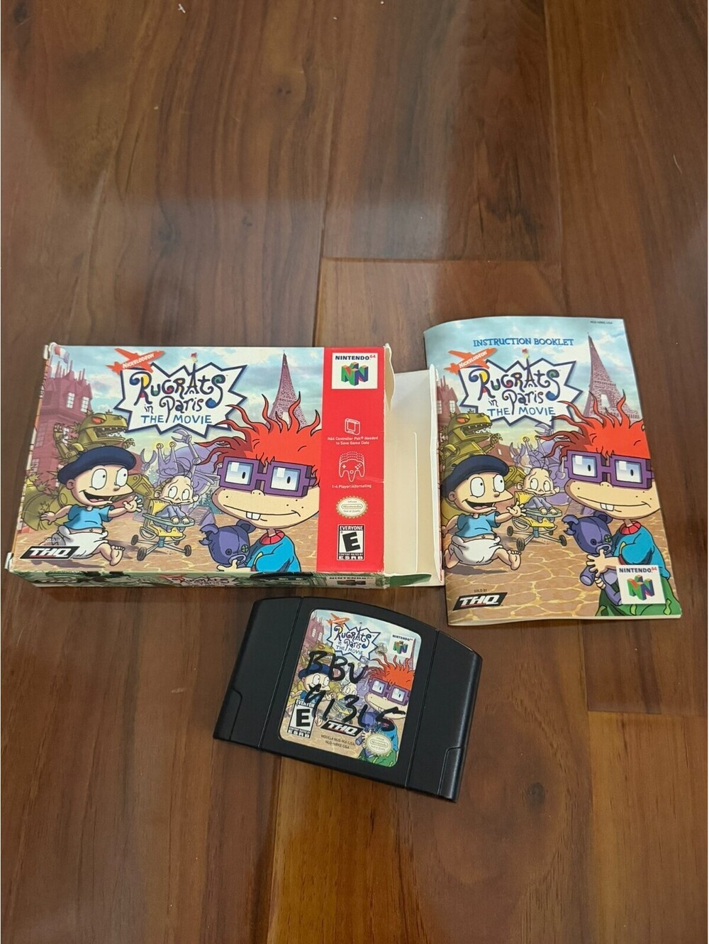 Rugrats in Paris The Movie (Nintendo 64, 2000) N64 Complete CIB Authentic Tested